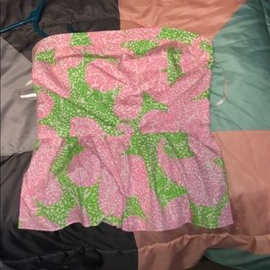 Lilly Pulitzer Strapless top